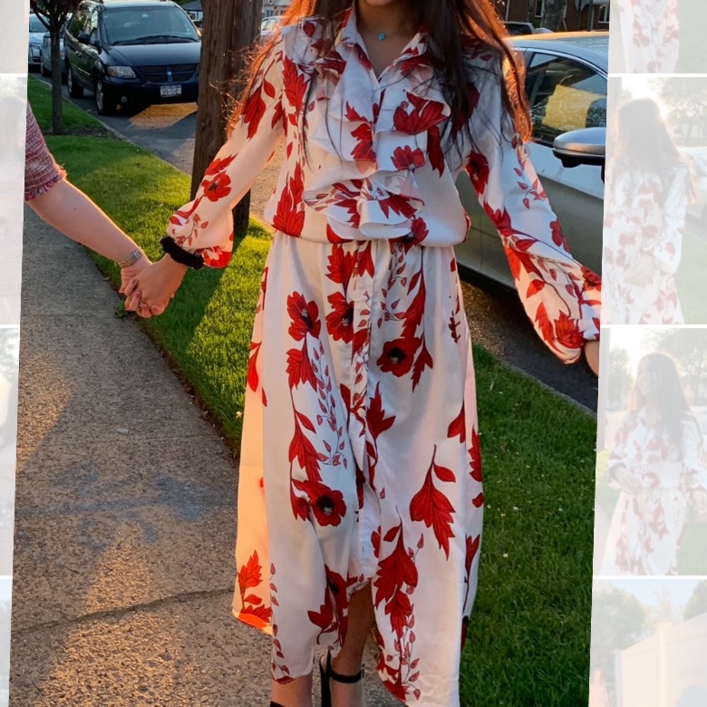 Long Floral Dress